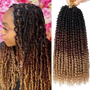 Stylish Ombre Brown and Black Hair Extensions